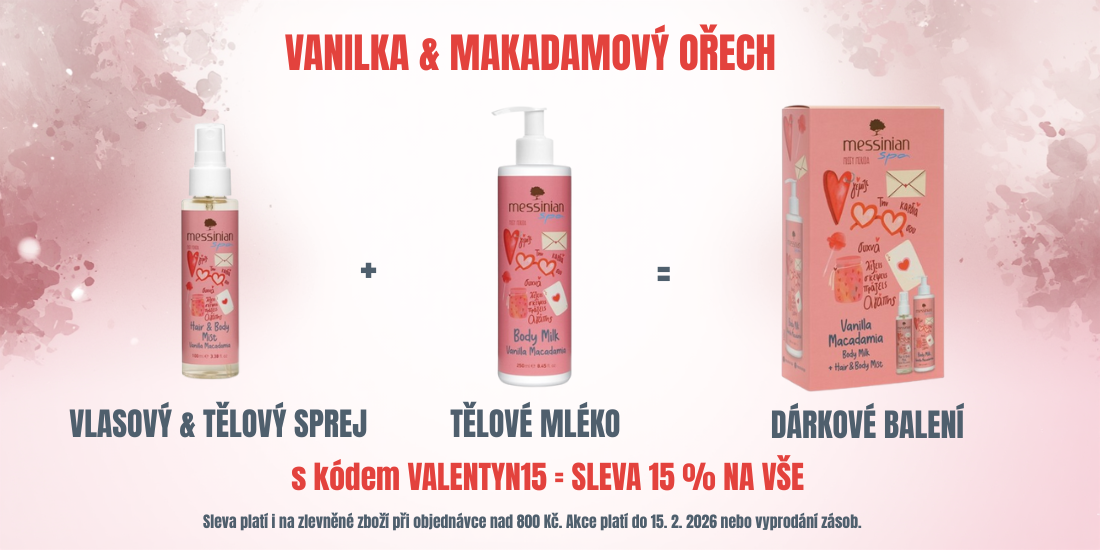 VALENTÝN - MAKADAMOVÝ OŘECH - SLEVA 15 %