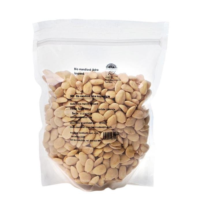 BIO mandle loupané 1 kg