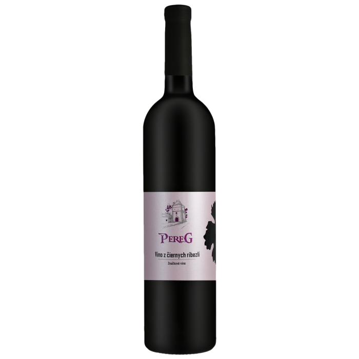 Ovocné víno z černého rybízu 0,75 l