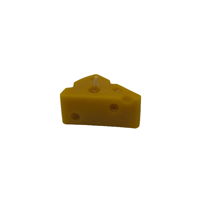 Svíčka z včelího vosku sýr přírodní