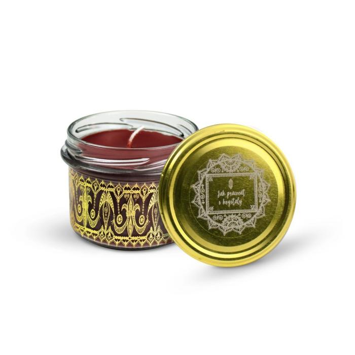 Vonná svíčka Jablko se skořicí 180 ml
