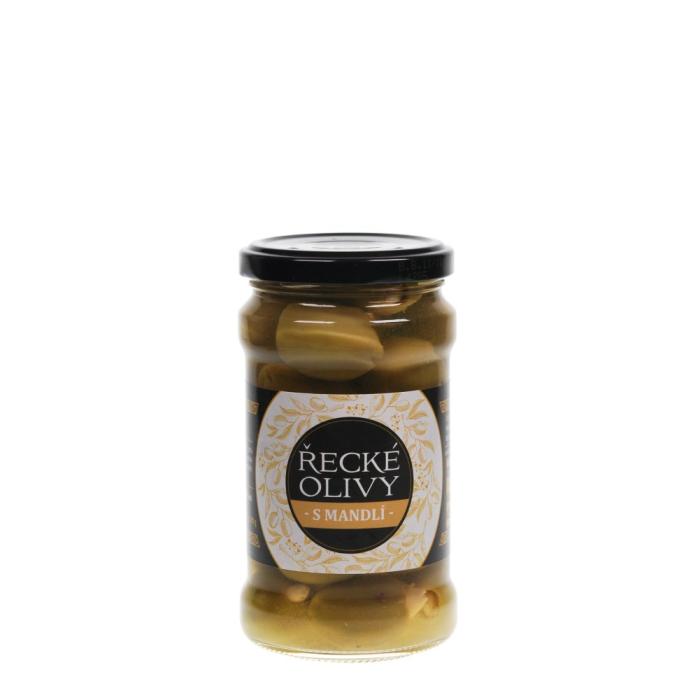 Olivy zelené plněné mandlí 300g