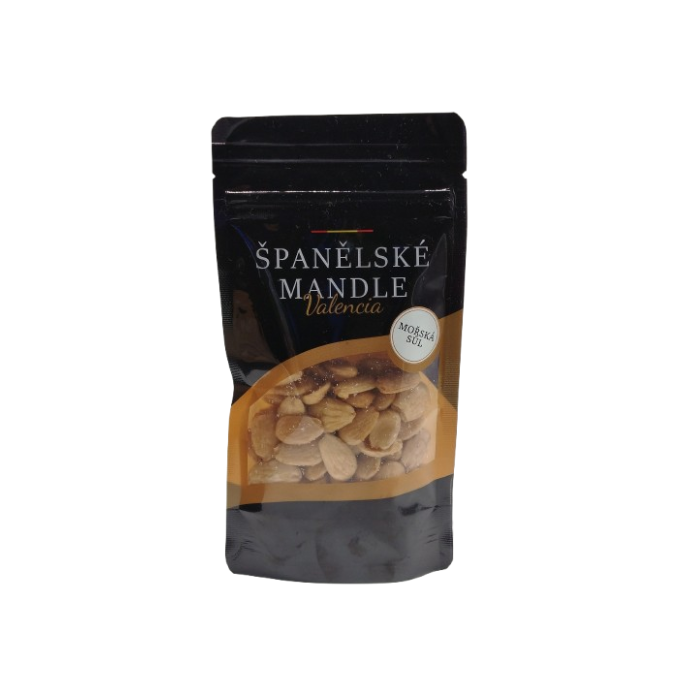 Mandle loupané pražené solené 80 g