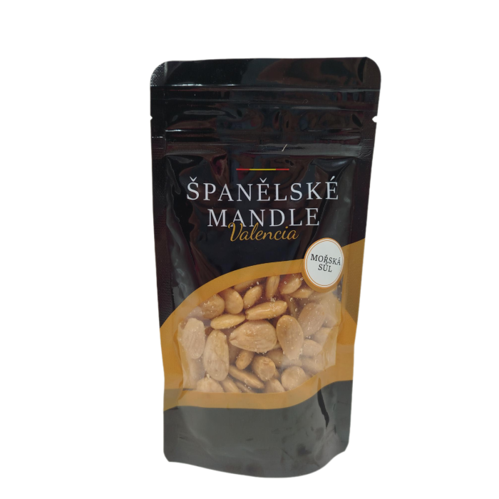 Mandle loupané pražené solené 80 g