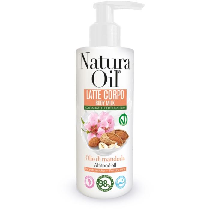 Natura Oil® Tělové mléko s BIO mandlovým olejem 200 ml