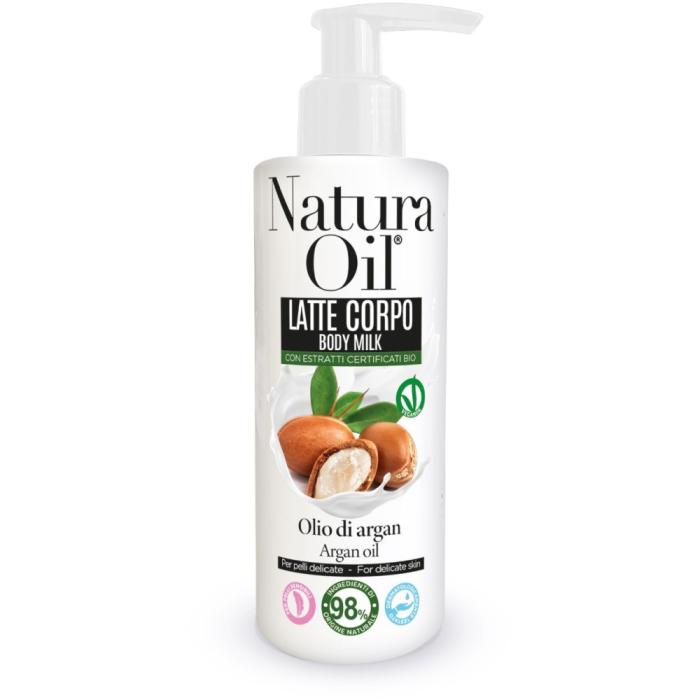 Natura Oil® Tělové mléko s BIO arganovým olejem 200 ml