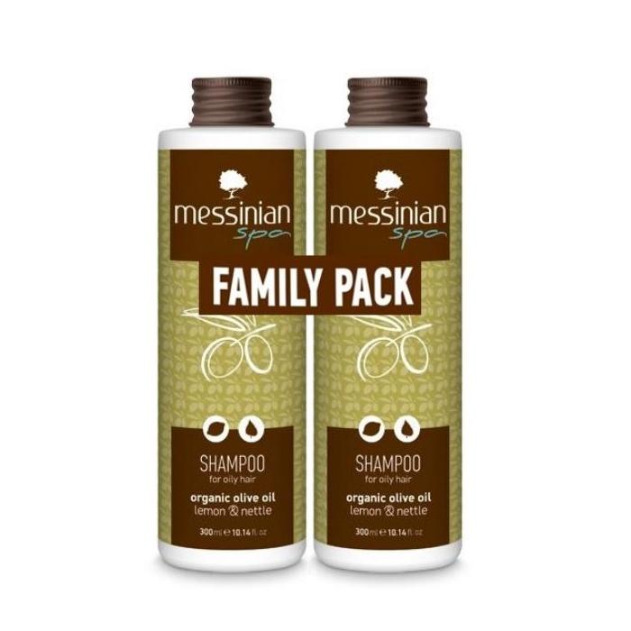 Šampón na mastné vlasy citrón & kopřiva 2x300 ml