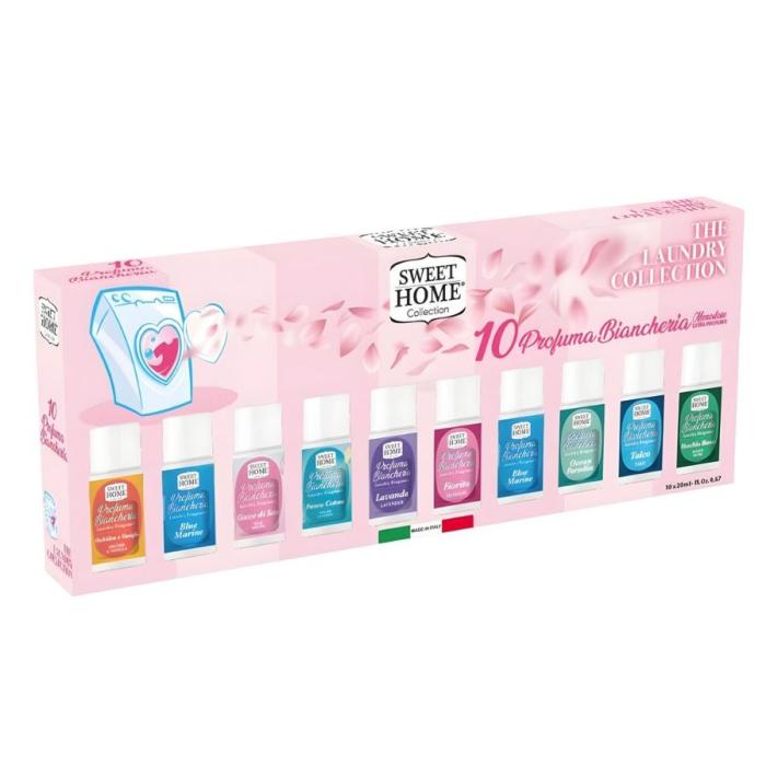 Sweet Home Dárkový/poznávací set parfémů do pračky 10x20 ml