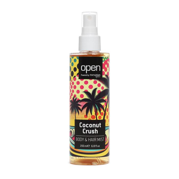 OPEN Tělový a vlasový sprej Kokosová vůně 200 ml