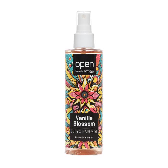 OPEN Tělový a vlasový sprej Vanilkový květ 200 ml