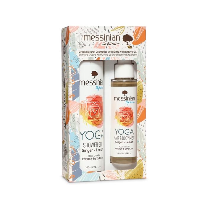 SET YOGA zázvor & citrón - sprchový gel 300 ml & vlasový a tělový sprej 100 ml