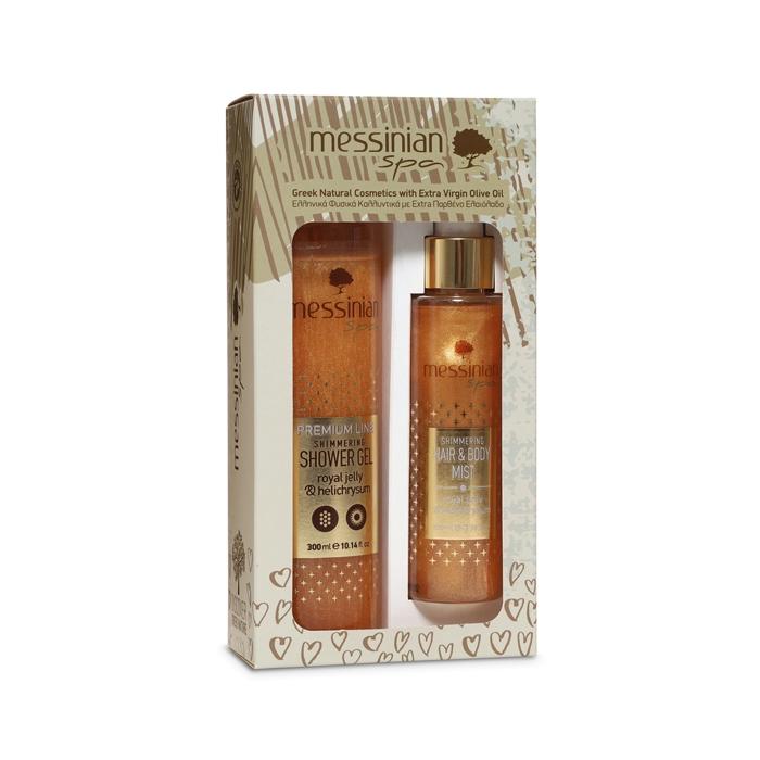 SET Mateří kašička & smil - sprchový gel 300 ml & vlasový a tělový sprej 100 ml