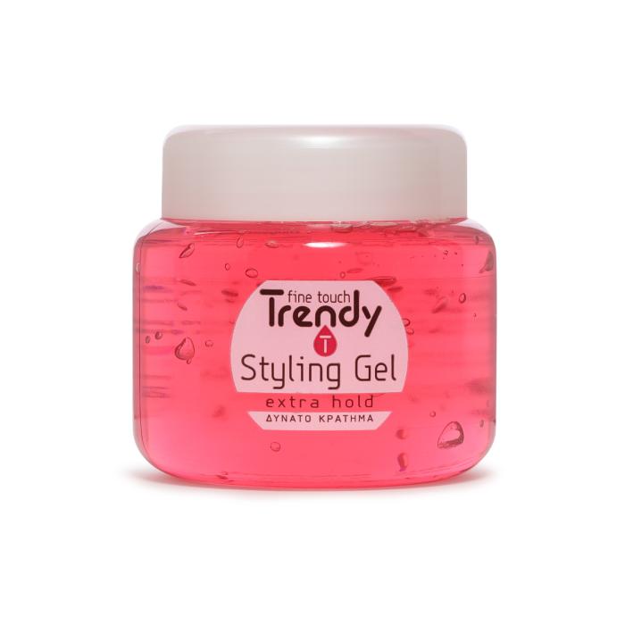 TRENDY Gel na vlasy extra hold červený 280 ml