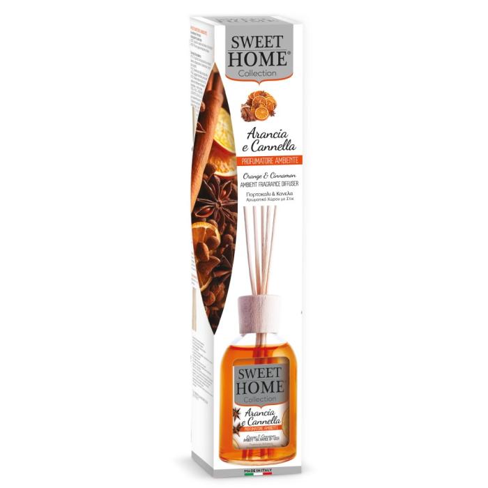 Sweet Home Aroma difuzér Pomeranč & skořice 100 ml