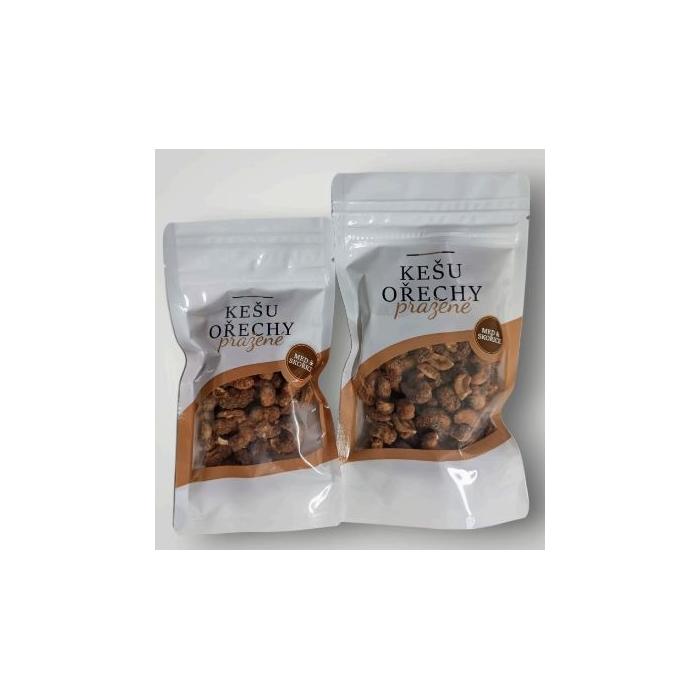 Kešu ořechy pražené s medem a skořicí 80 g