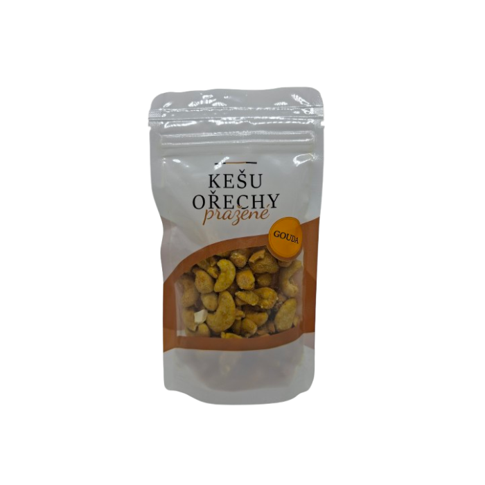 Kešu ořechy pražené solené s goudou 80 g