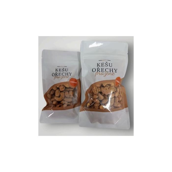 Kešu ořechy pražené solené s cheddarem (čedarem) 150 g