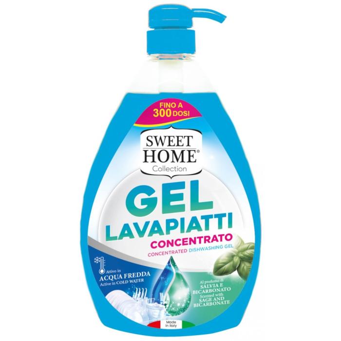 Sweet Home Mycí gel na nádobí Šalvěj & jedlá soda 1 l