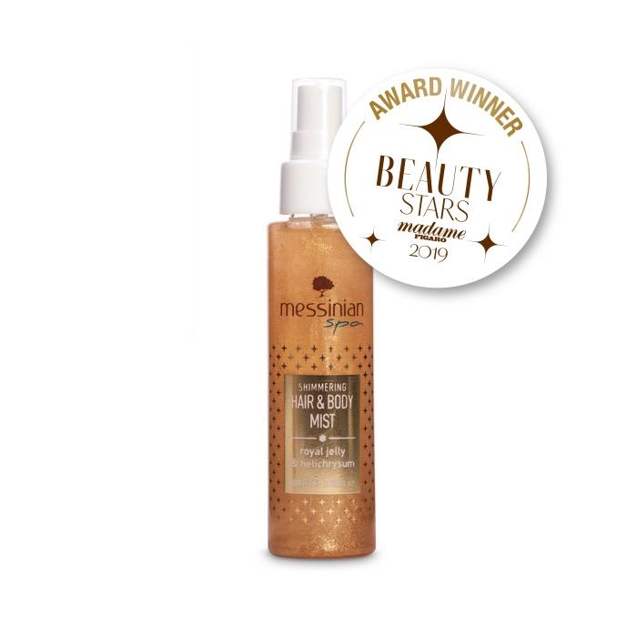 Vlasový a tělový sprej mateří kašička & smil 100 ml (s třpytkami)