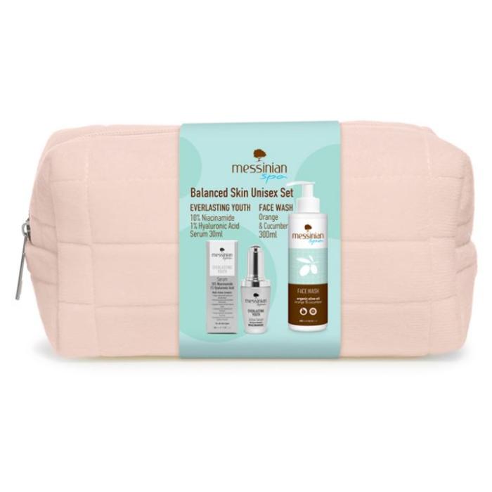 SET Sérum Niacinamid & Kyselina hyaluronová 30 ml + Mycí gel na obličej okurka & pomeranč 300 ml