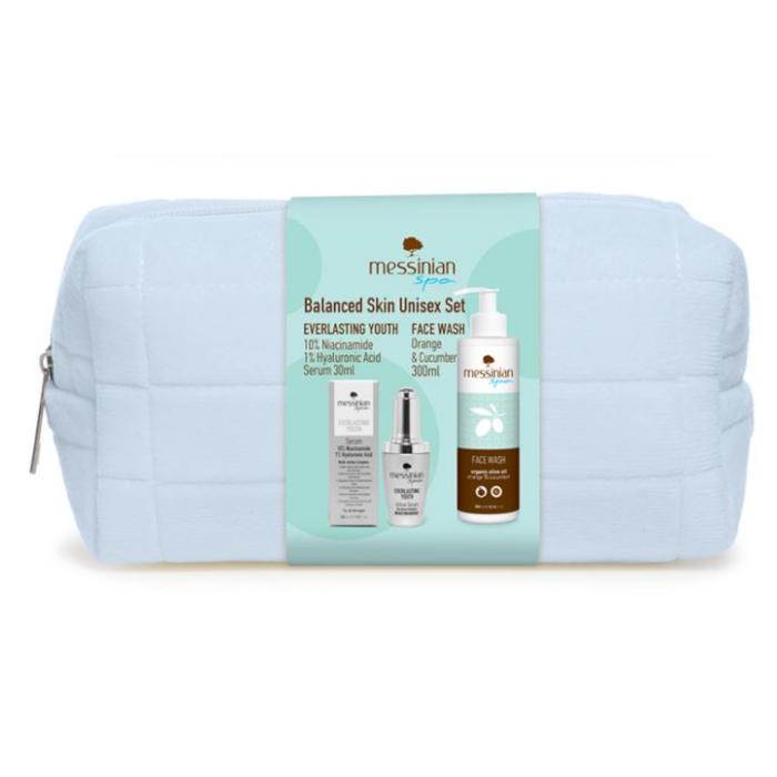 SET Sérum Niacinamid & Kyselina hyaluronová 30 ml + Mycí gel na obličej okurka & pomeranč 300 ml