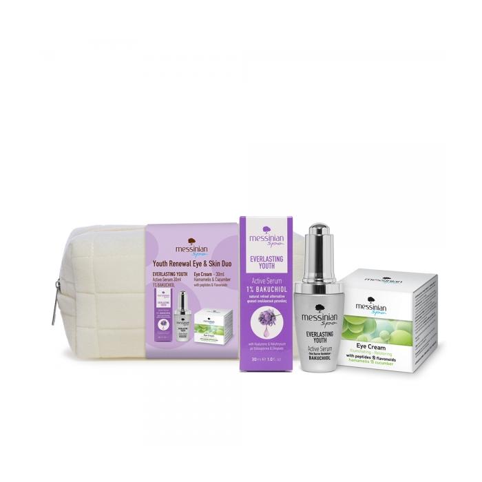 SET Sérum Bakuchiol & Kyselina hyaluronová & Smil 30 ml + Oční krém vilín & okurka 30 ml
