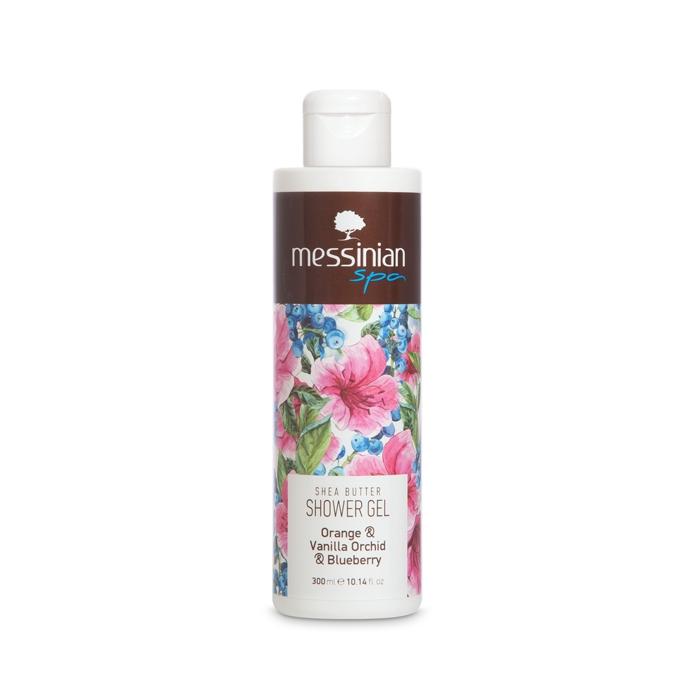 Sprchový gel bambucké máslo & pomeranč & orchidej & borůvka 300 ml