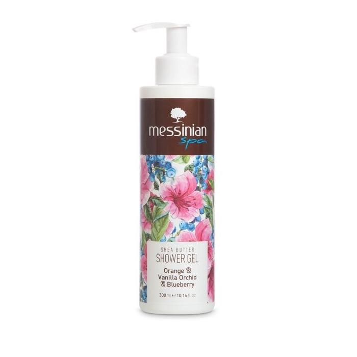 Sprchový gel bambucké máslo & pomeranč & orchidej & borůvka 300 ml