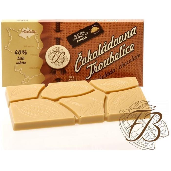 Čokoláda bílá 40% 45g