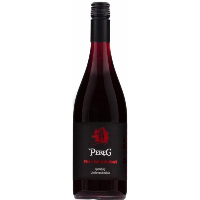 Ovocné víno - Sparkling perlivé  z černého rybízu 0,75 l