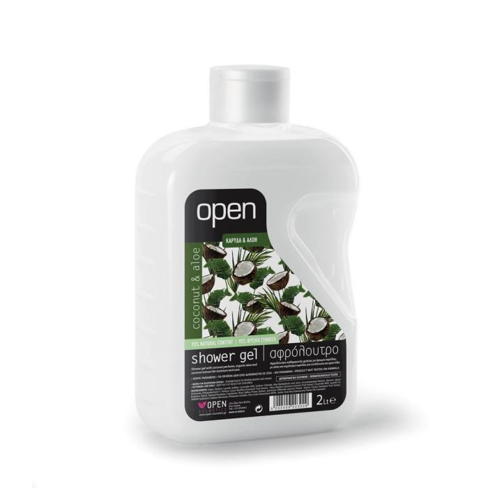 OPEN Sprchový gel kokos & aloe 2 l