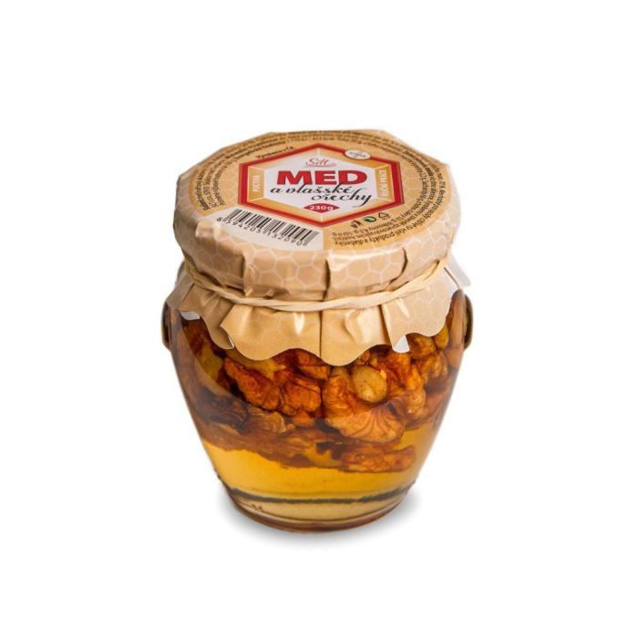 Akátový med a vlašské ořechy 230g