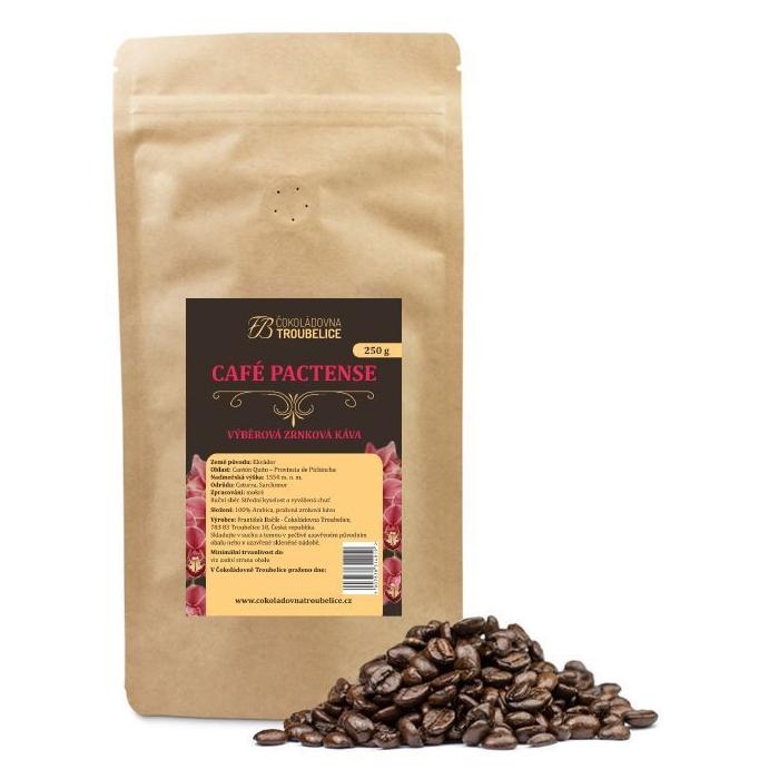 Zrnková káva VÝBĚROVÁ CAFÉ PACTENSE 250g