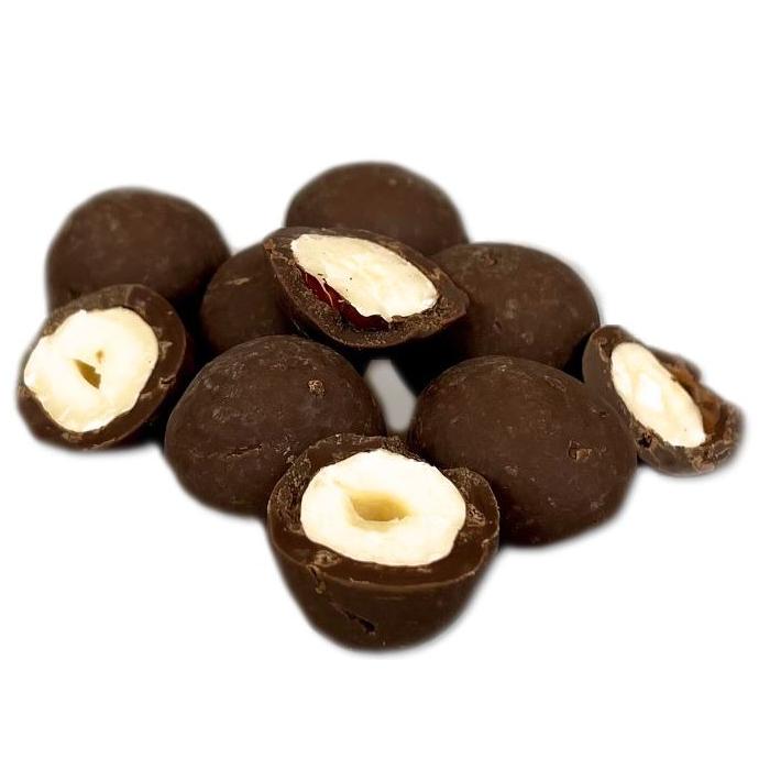 Lískové ořechy v mléčné čokoládě 60g